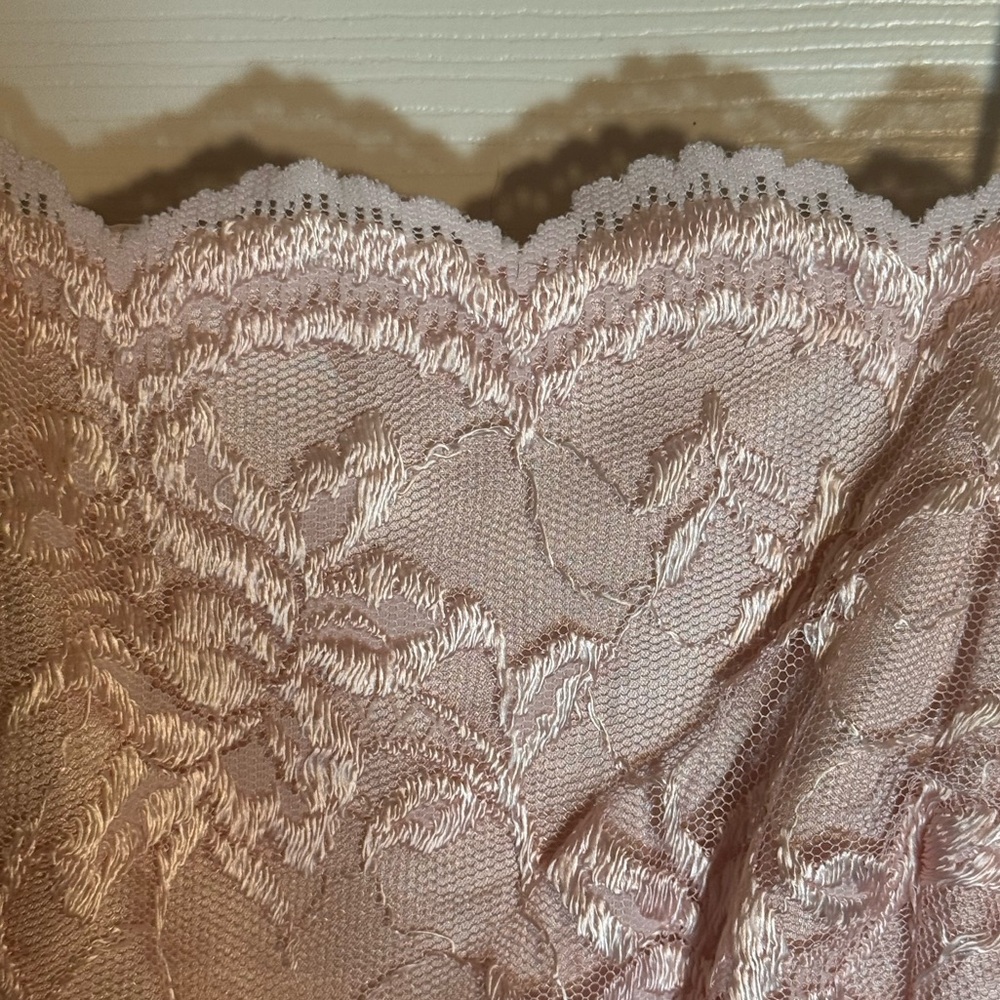 Roberta Bridal Pink Lace Prom Dress - Picture 4 of 11